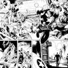 Captain America (2011) #15 preview inks by Scot Eaton