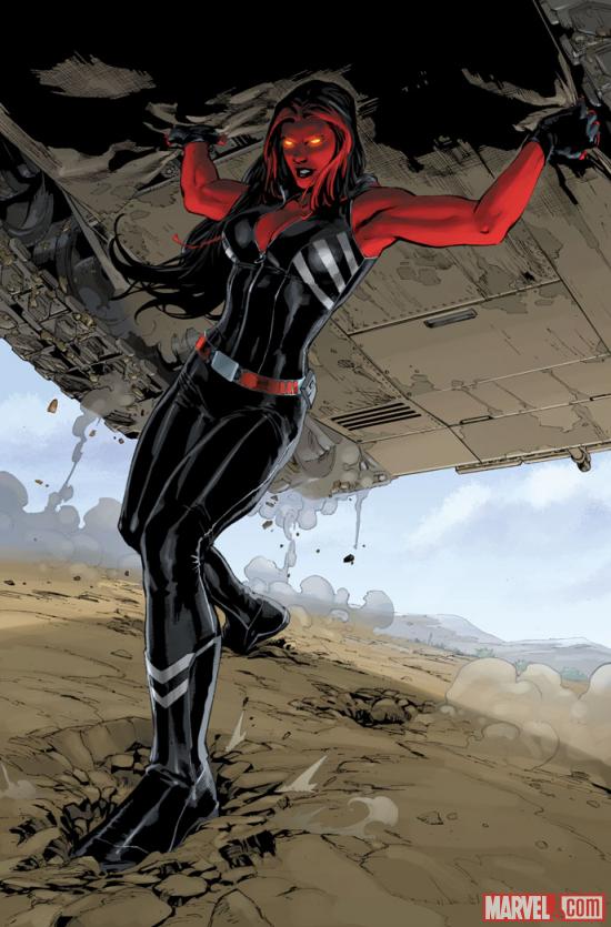 Red She-Hulk #58 preview art by Carlo Pagulayan