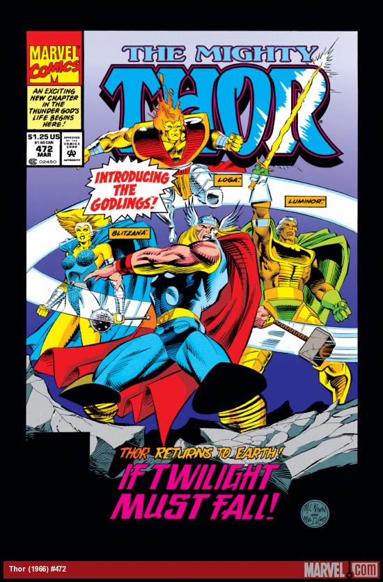 Thor (1966) #472 Cover