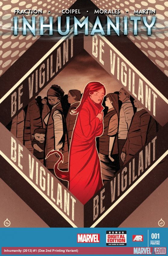 Inhumanity (2013) #1 (Doe 2nd Printing Variant)