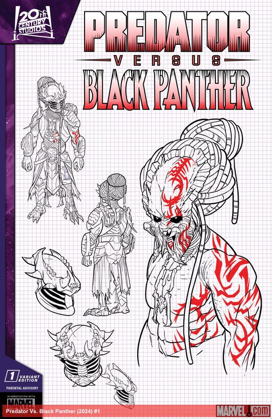 Predator Vs. Black Panther (2024) #1 (Variant)
