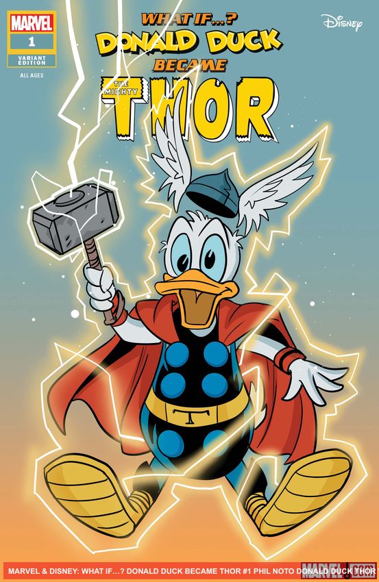 MARVEL & DISNEY: WHAT IF…? DONALD DUCK BECAME THOR (2024) #1 (Variant)