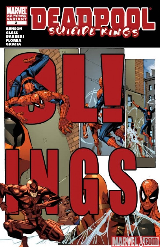 DEADPOOL: SUICIDE KINGS #3 (of 5) SECOND PRINTING VARIANT