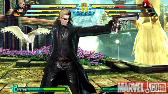 Wesker in Marvel vs. Capcom 3