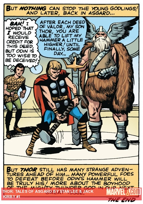 The beginnings of Loki's jealousy