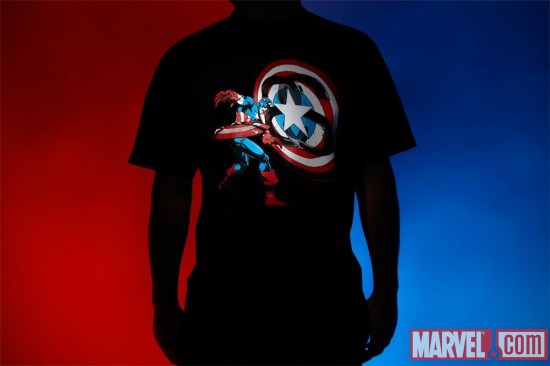 The Stussy x Marvel Project- Captain America Tee