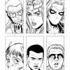 Avengers Academy #26 black and white preview art by Tom Grummett