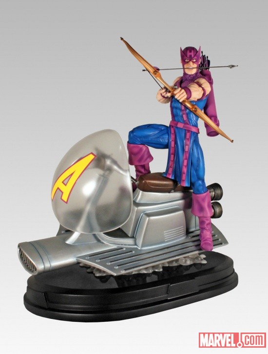 Hawkeye Sky-Cycle Statue from Gentle Giant Ltd