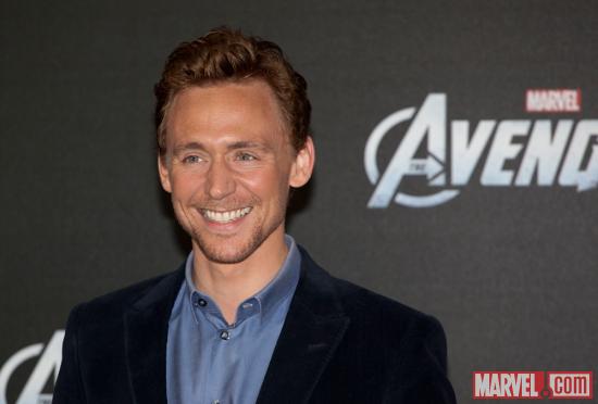 Tom Hiddleston (Loki) at the premiere of Marvel's The Avengers in Berlin