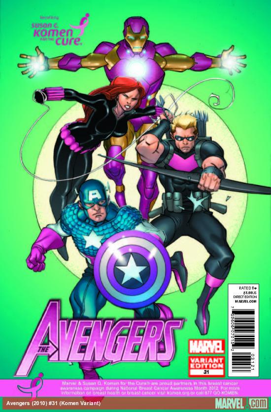AVENGERS 31 KOMEN VARIANT (WITH DIGITAL CODE)