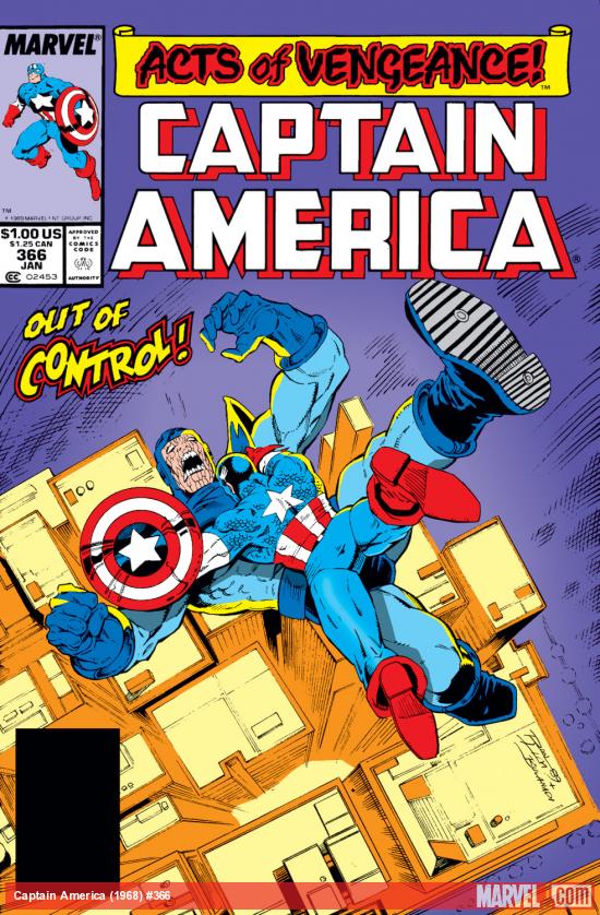 Captain America (1968) #366 Cover