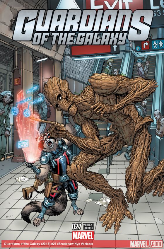 Guardians of the Galaxy (2013) #27 (Bradshaw Nyc Variant)