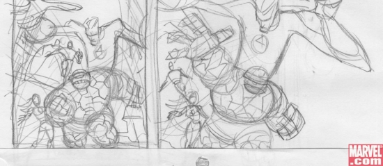 Fantastic Four sketch by Juan Doe