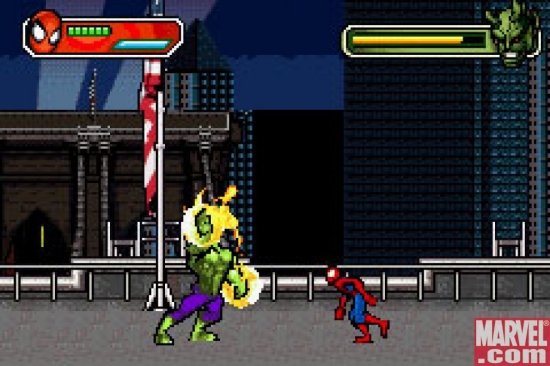 Spider-Man/Green Goblin, GBA