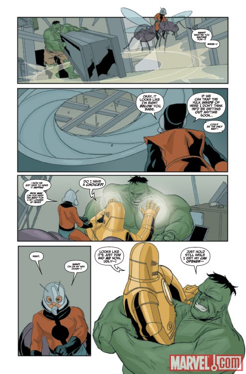 AVENGERS: THE ORIGIN #5 preview art by Phil Noto