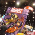 Wolverine and Spider-Man Banner at C2E2 2010
