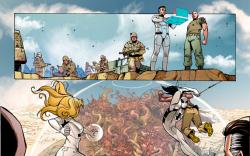 Silver Surfer (2011) #4 preview art by Iban Coello