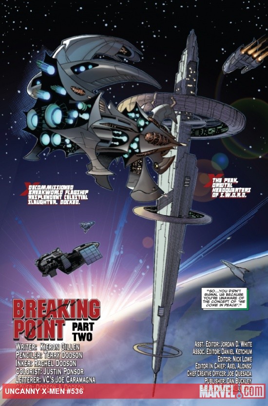 Uncanny X-Men #536 preview art by Terry Dodson