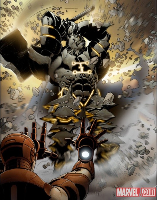 Grey Gargoyle as a member of the Worthy by Salvador Larroca