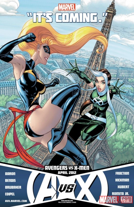 Avengers Vs. X-Men teaser by Humberto Ramos