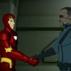 Pepper Potts, Iron Man and Nick Fury in "Iron Man: Armored Adventures"
