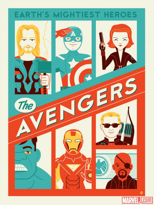 Marvel's The Avengers Art by Dave Perillo. TM & © 2012 Marvel & Subs. www.marvel.com.
