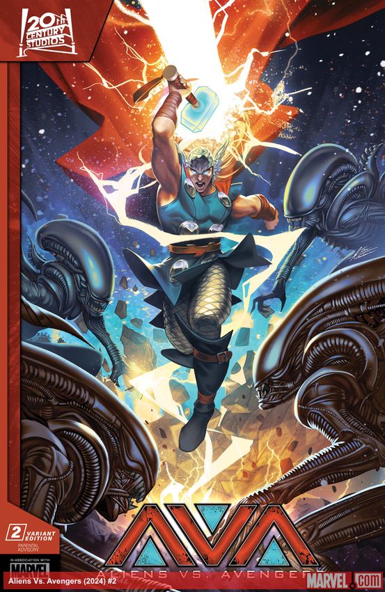 Aliens Vs. Avengers (2024) #2 (Variant)