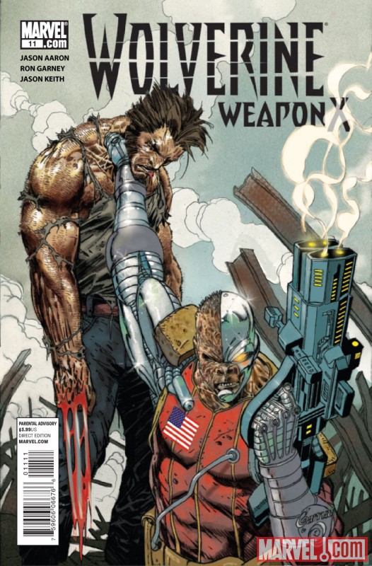 WOLVERINE WEAPON X #11 Cover by Ron Garney
