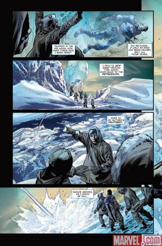 Preview art from CAPTAIN AMERICA: REBORN #3