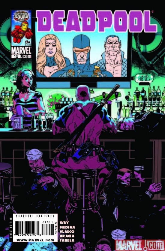 Deadpool #15 cover by Jason Pearson