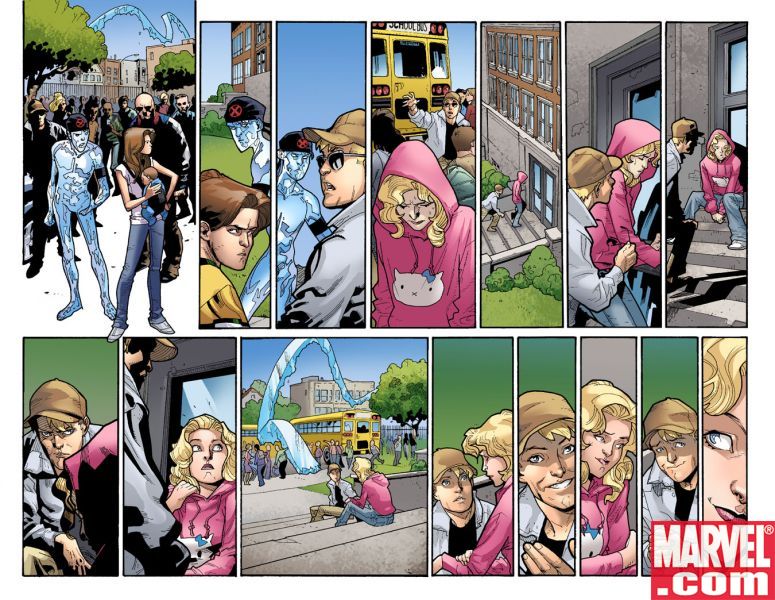 ULTIMATE SPIDER-MAN #118 interior art by Stuart Immonen