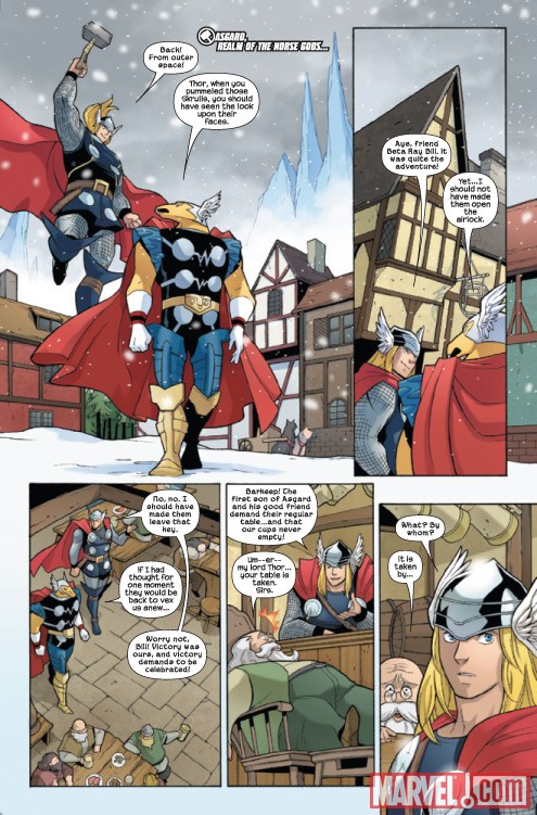 THOR AND THE WARRIORS FOUR #2 preview art by Gurihiru