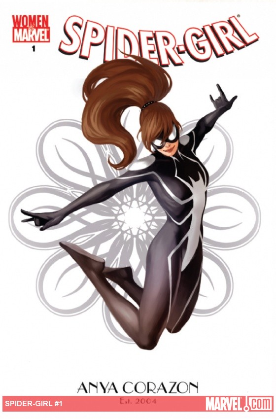 SPIDER-GIRL #1 variant cover by Marko Djurdjevic