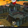 Screenshot of combat from HeroClix Online