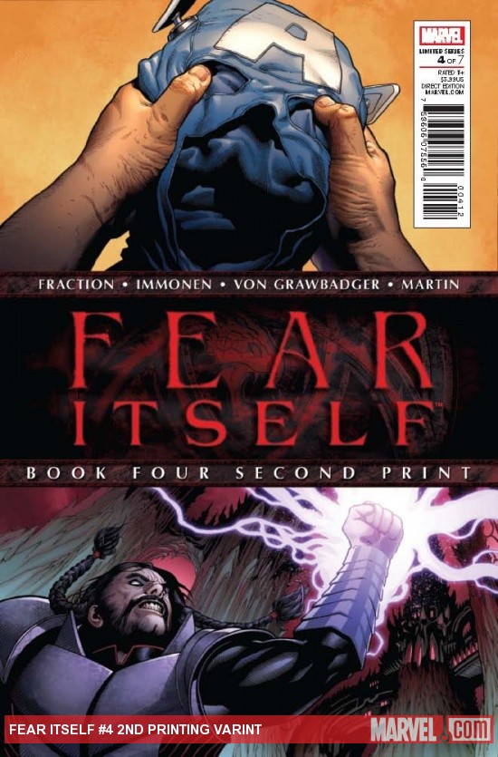 FEAR ITSELF 4 2ND PRINTING VARIANT
