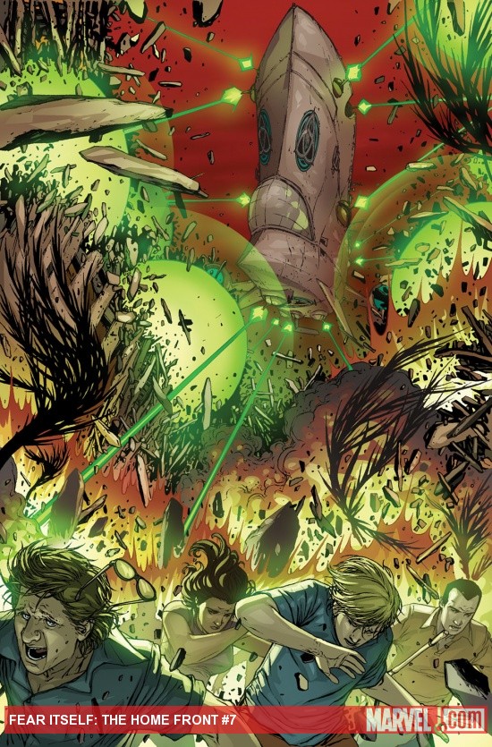 Fear Itself: The Home Front #7 preview art by Alessandro Vitti