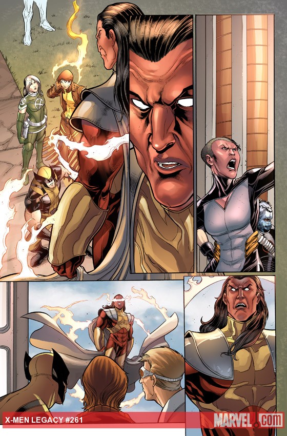 X-Men Legacy #261 preview art by David Baldeon