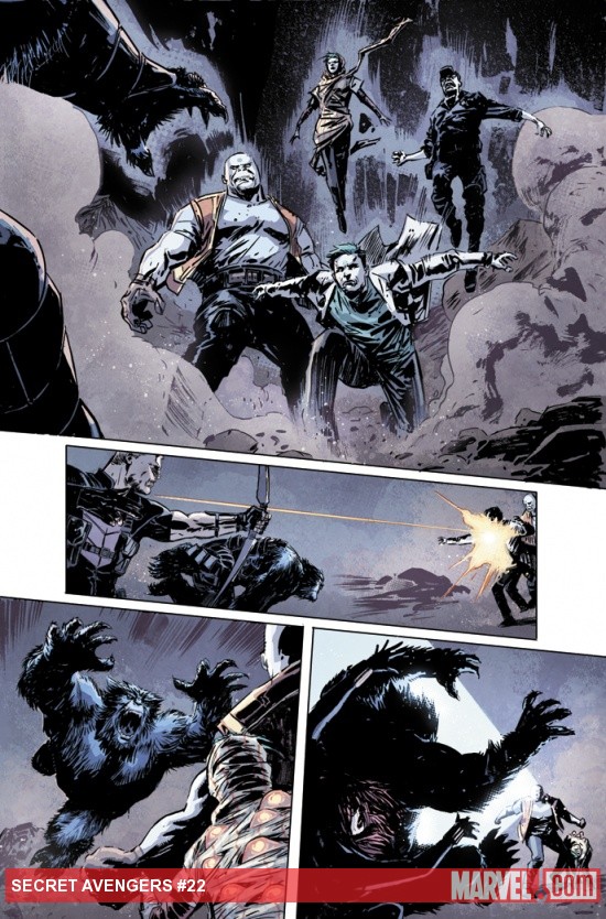 Secret Avengers #22 preview art by Gabriel Hardman