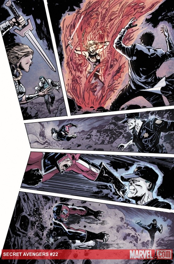 Secret Avengers #22 preview art by Gabriel Hardman