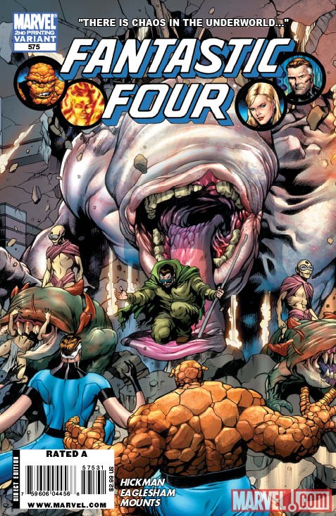 Image Featuring Mole Man, Mr. Fantastic