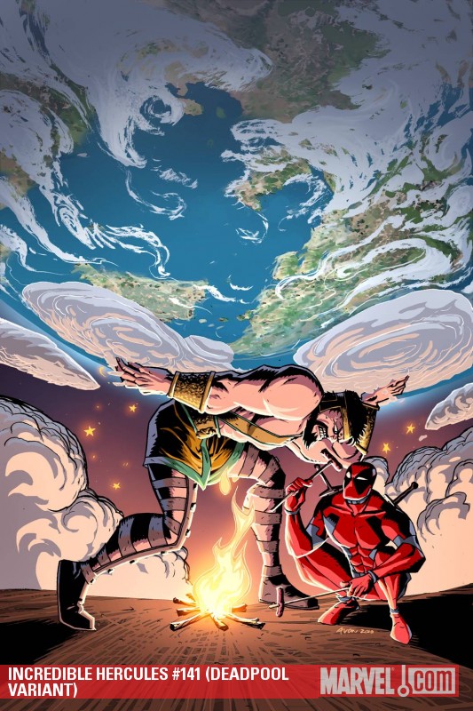 Incredible Hercules (2008) #141 (DEADPOOL VARIANT)