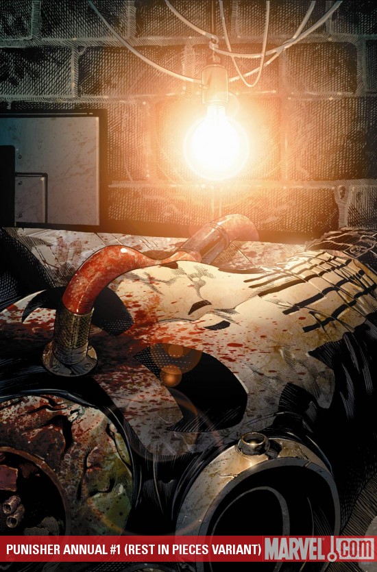 Punisher Annual (2009) #1 (REST IN PIECES VARIANT)
