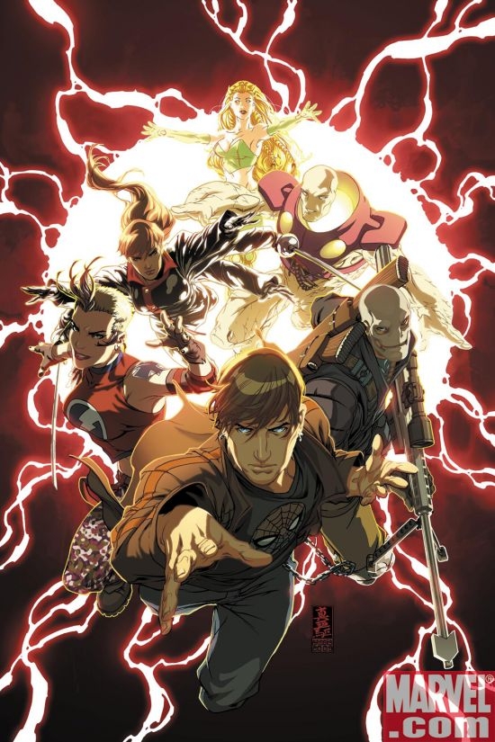 DARK REIGN: YOUNG AVENGERS art by Mark Brooks