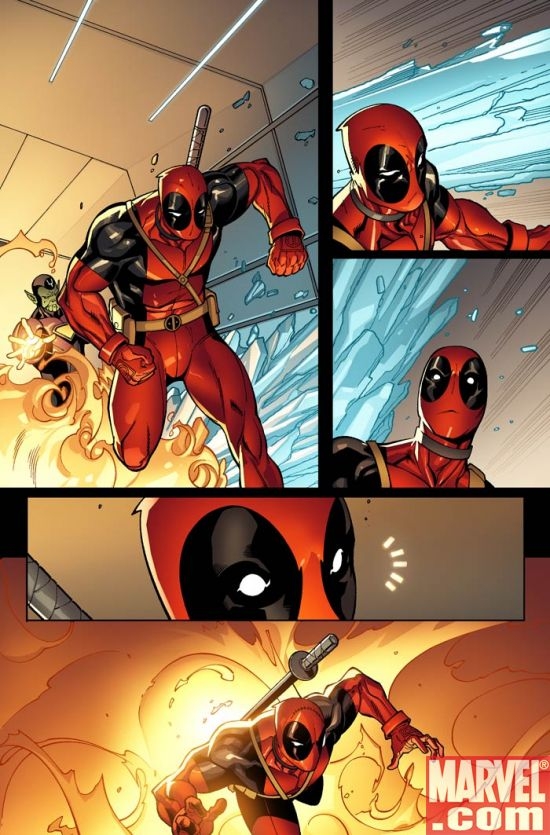 DEADPOOL #3 preview art by Paco Medina