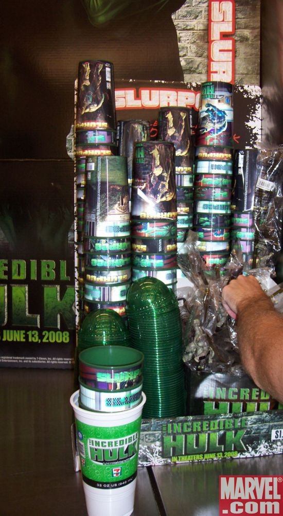 Incredible Hulk cup dispenser