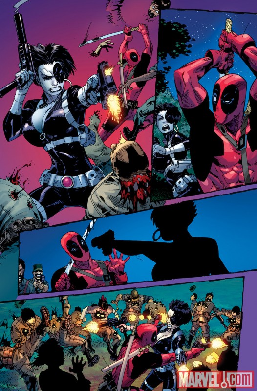 DEADPOOL: WADE WILSON'S WAR #1 preview art by Jason Pearson 2