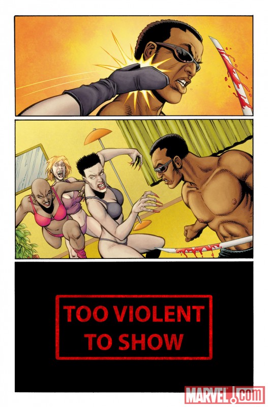 ULTIMATE COMICS AVENGERS 3 #1 censored preview art by Steve Dillon 2