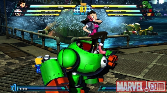Tron Bonne in Marvel vs. Capcom 3