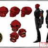 Final color art for the Red Skull from 'The Avengers: Earth's Mightiest Heroes!'