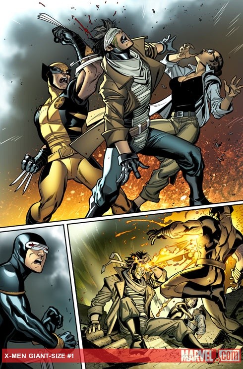 X-Men Giant-Size Issue #1 preview art by Paco Medina